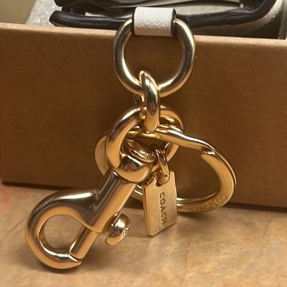 COACH Wallet & Key Ring Picture Frame Charm In Signature Leather NIB - Picture 5 of 12